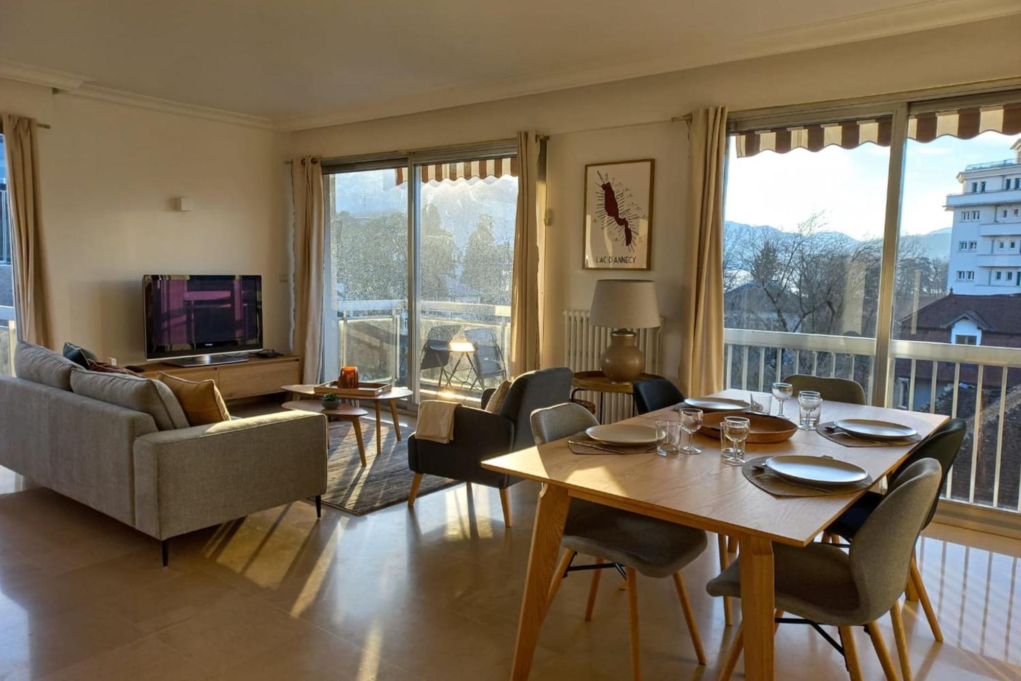 Tournette-Comfortable And Quiet Luxury Apartment Annecy Eksteriør billede